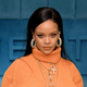 Robyn Rihanna Fenty and Linda Fargo celebrate the launch of FENTY on February 07, 2020 in New York City.